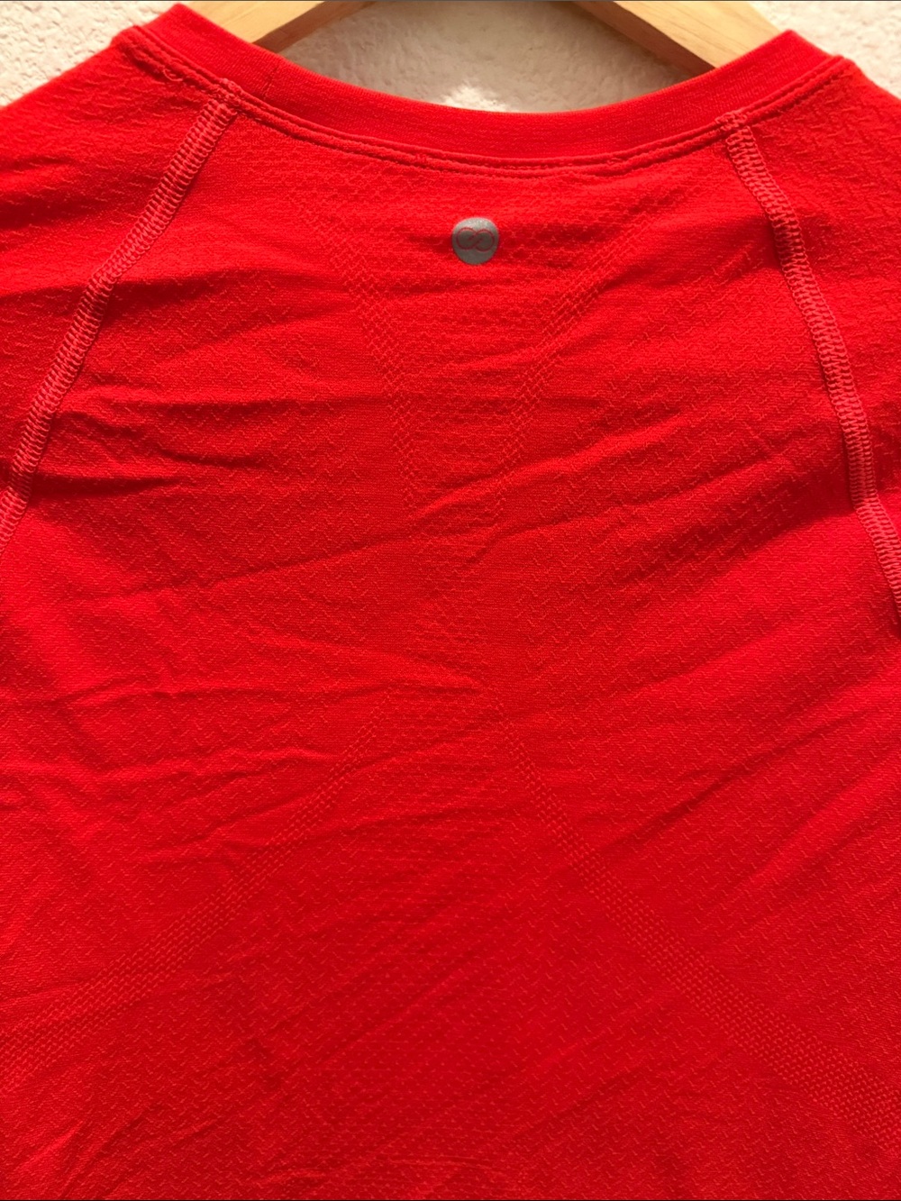 CALIA Red Seamless Long Sleeve Crew Neck Top - Picture 8 of 8